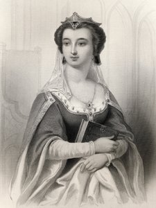 Valentina Visconti (1371-1408) illustration från Mary Cowden Clarkes "World Noted Women", 1858.